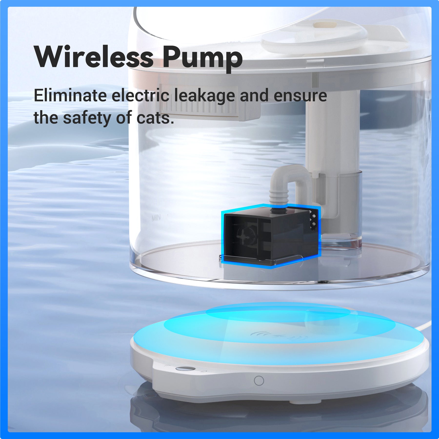 CATLINK Wireless Pump & Ultra-Filtration Water Fountain - PURE 2