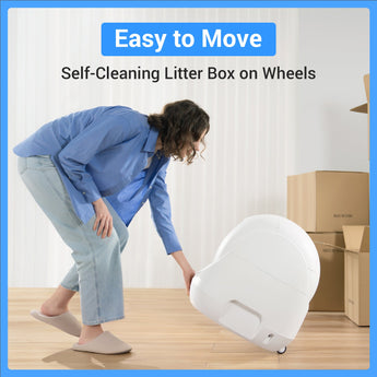 CATLINK Smart Litter Box Scooper SE Set - Litter Box, Stair, Waste Bags, and Deodorant