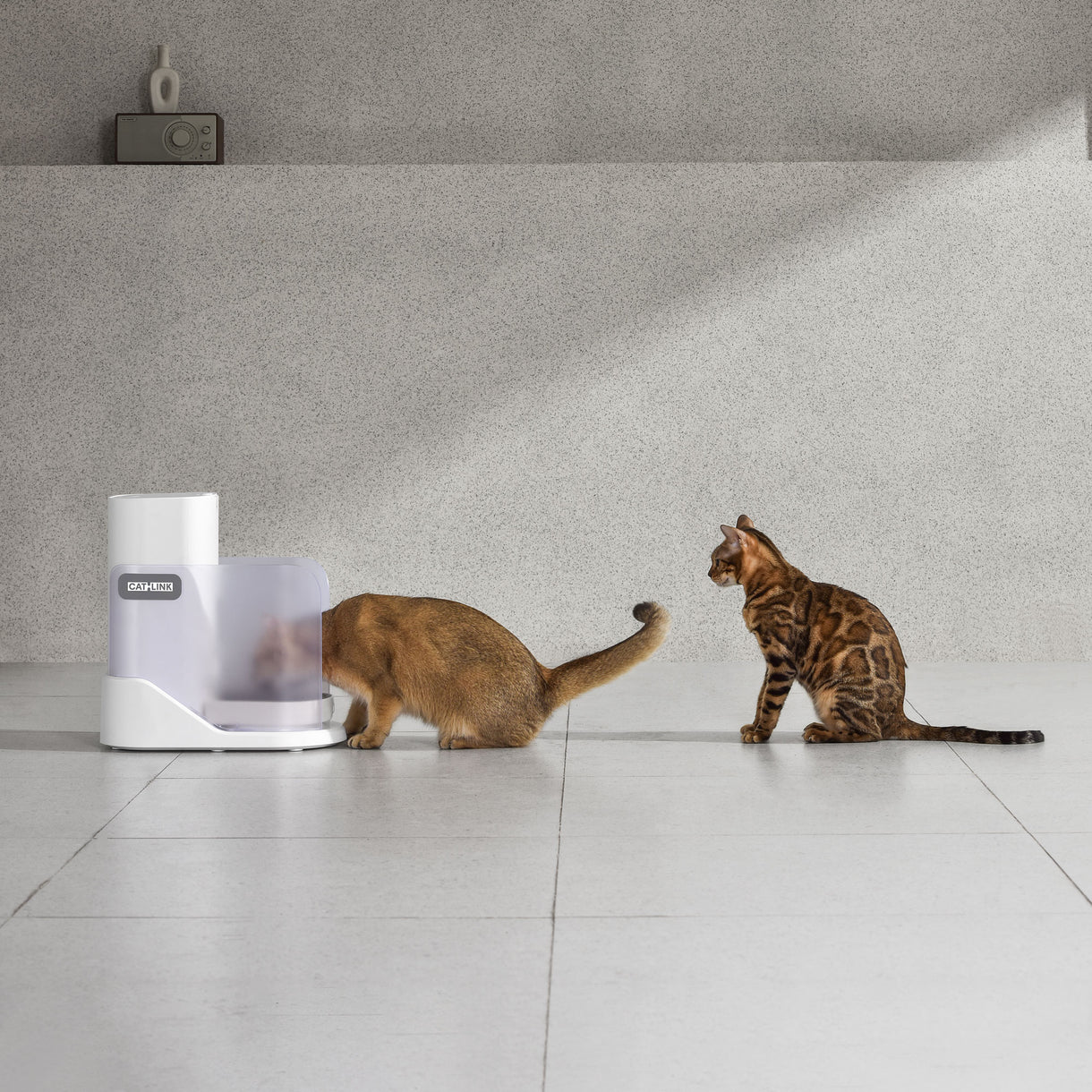 CATLINK Multi-Cat Recognition Automatic Feeder - Facelink