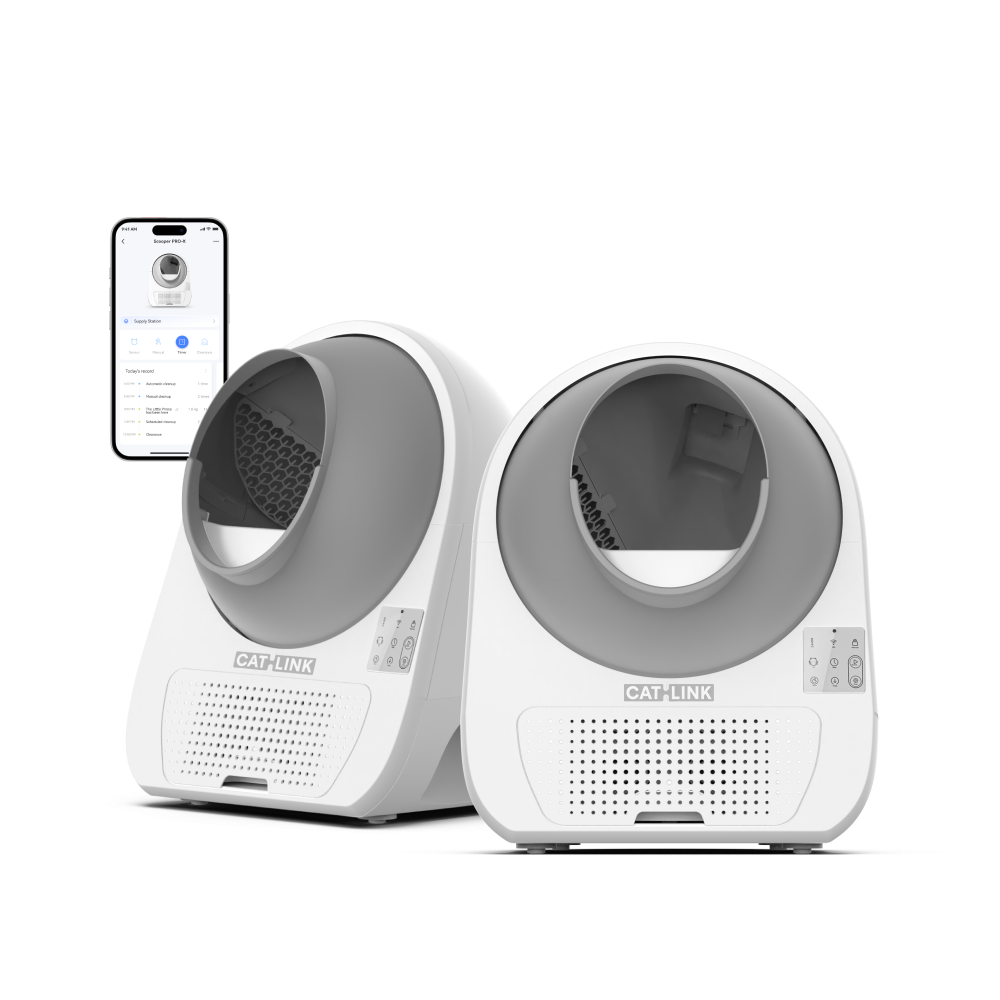 CATLINK Self Cleaning Litter Box - Scooper Luxury Pro-X Double Set