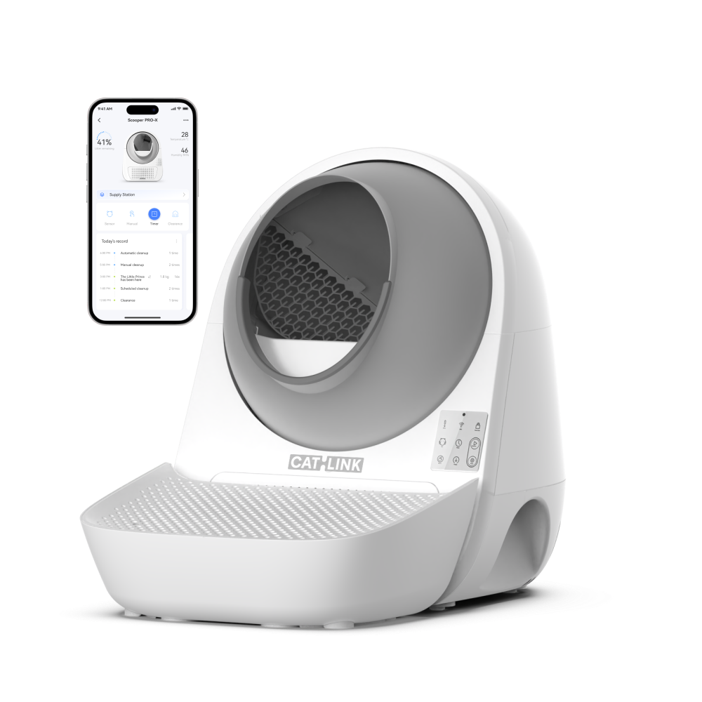 CATLINK Self-Cleaning Litter Box - Scooper Luxury Pro-X and Odor Elimi CATLINK Self-Cleaning Litter Box - Scooper Luxury Pro-X and Odor Elimi