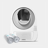 CATLINK Self Cleaning Litter Box Scooper Luxury Pro-X Essential Set - Litter Box, Waste Bags